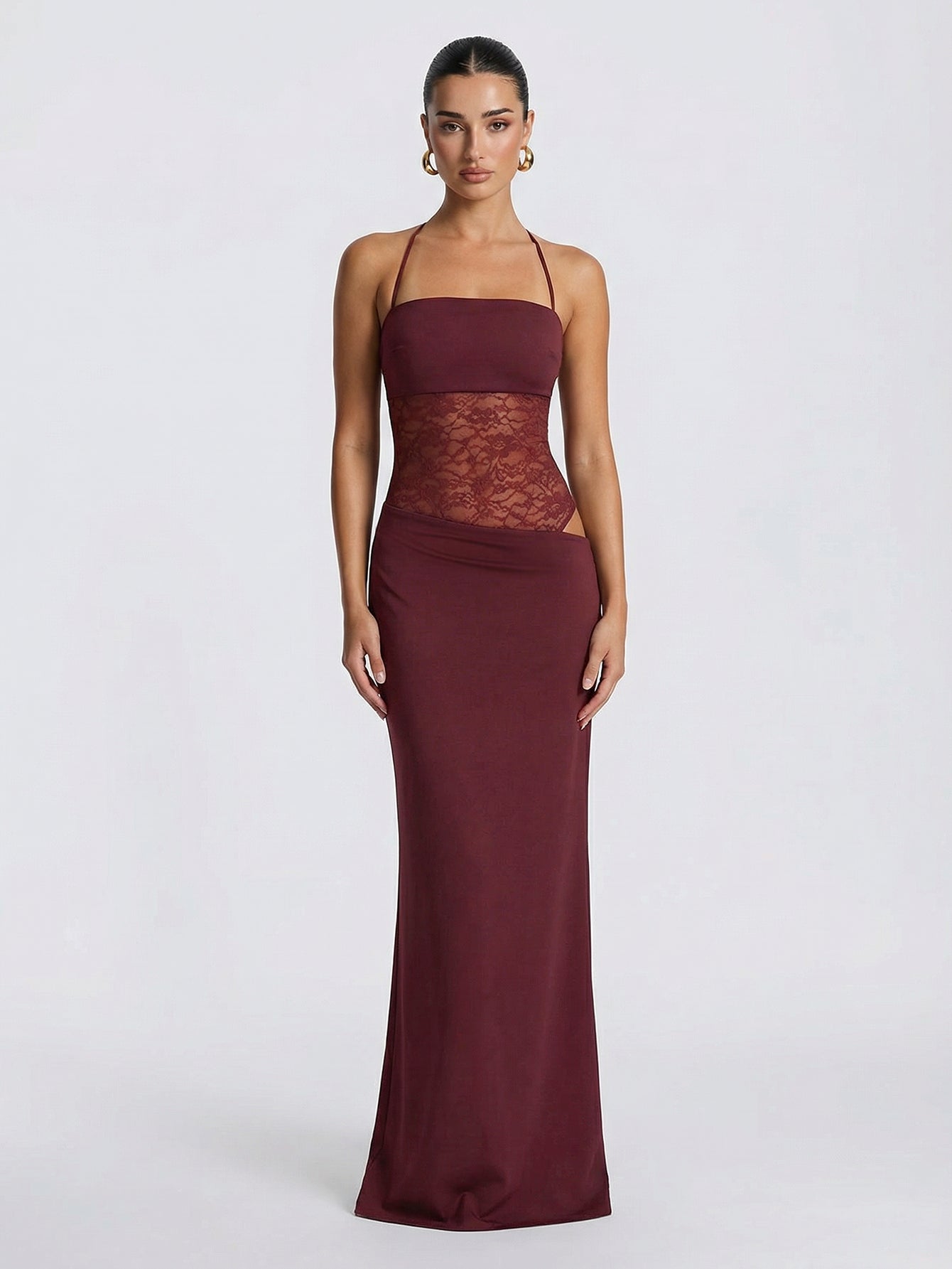 Lace Mermaid Elegant Evening Gown