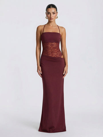 Lace Mermaid Elegant Evening Gown