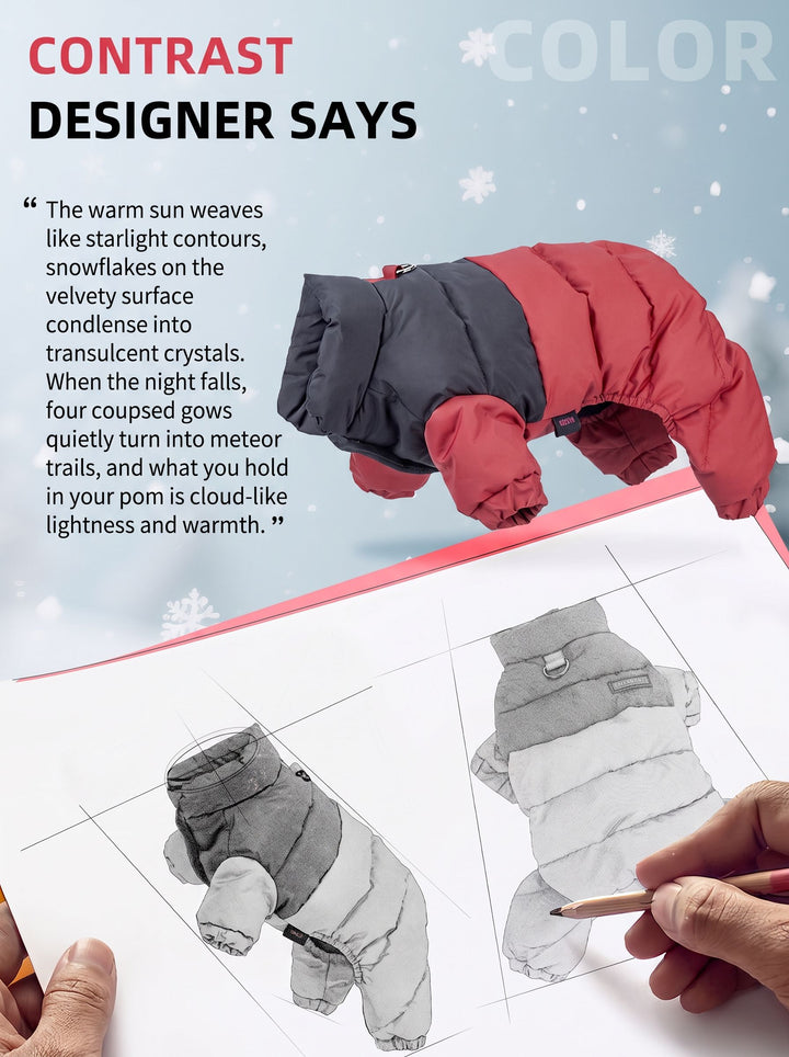 Waterproof Warm Padded Dog Coat