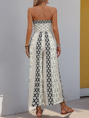 Tie Front Wide Leg Jumpsuit