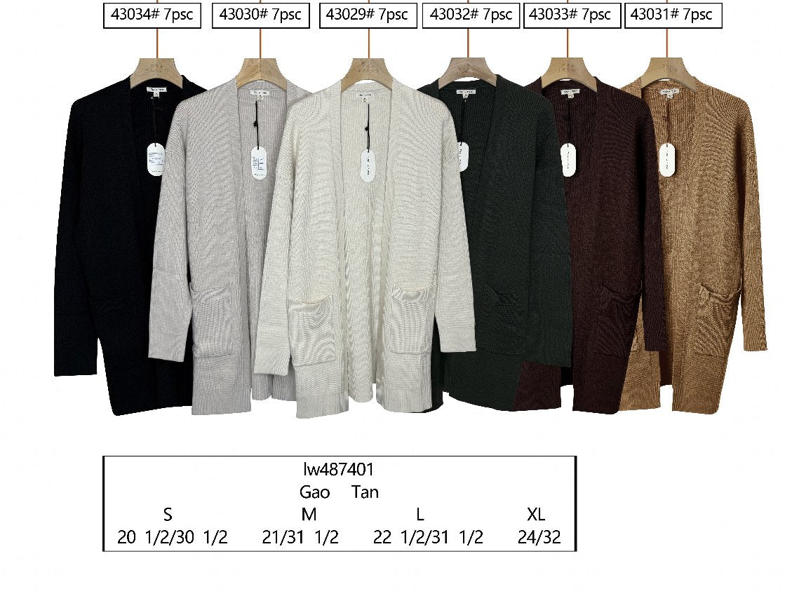 Soft Lightweight Open Front Cardigan