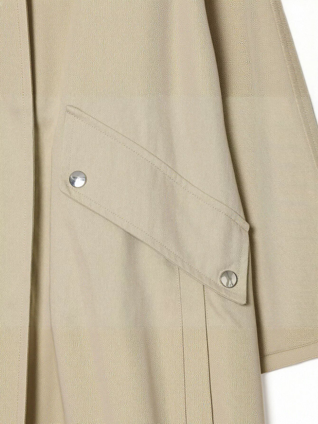 Oversized Stand Collar Utility Bomber Jacket