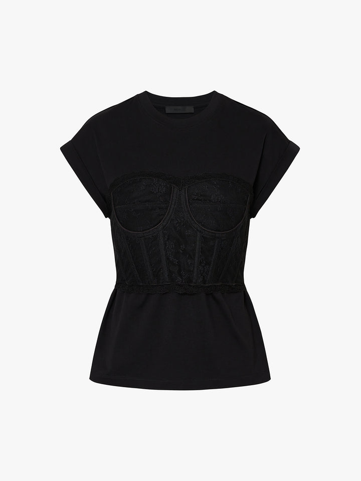 Lace Detail Cotton Top