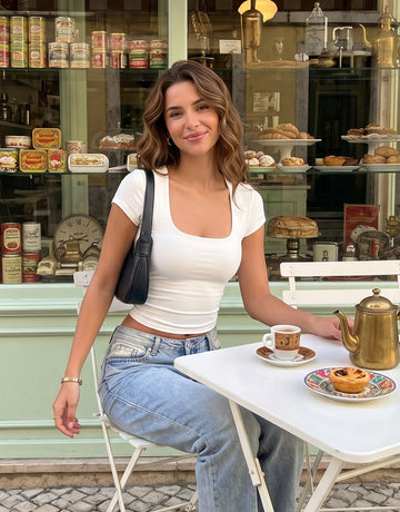 Slim Fit Scoop Neck T Shirt