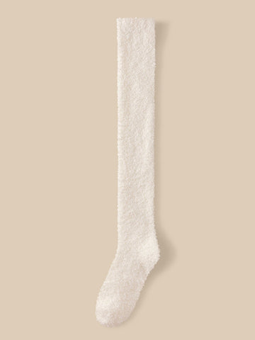 Cozy Plush Over The Knee Socks