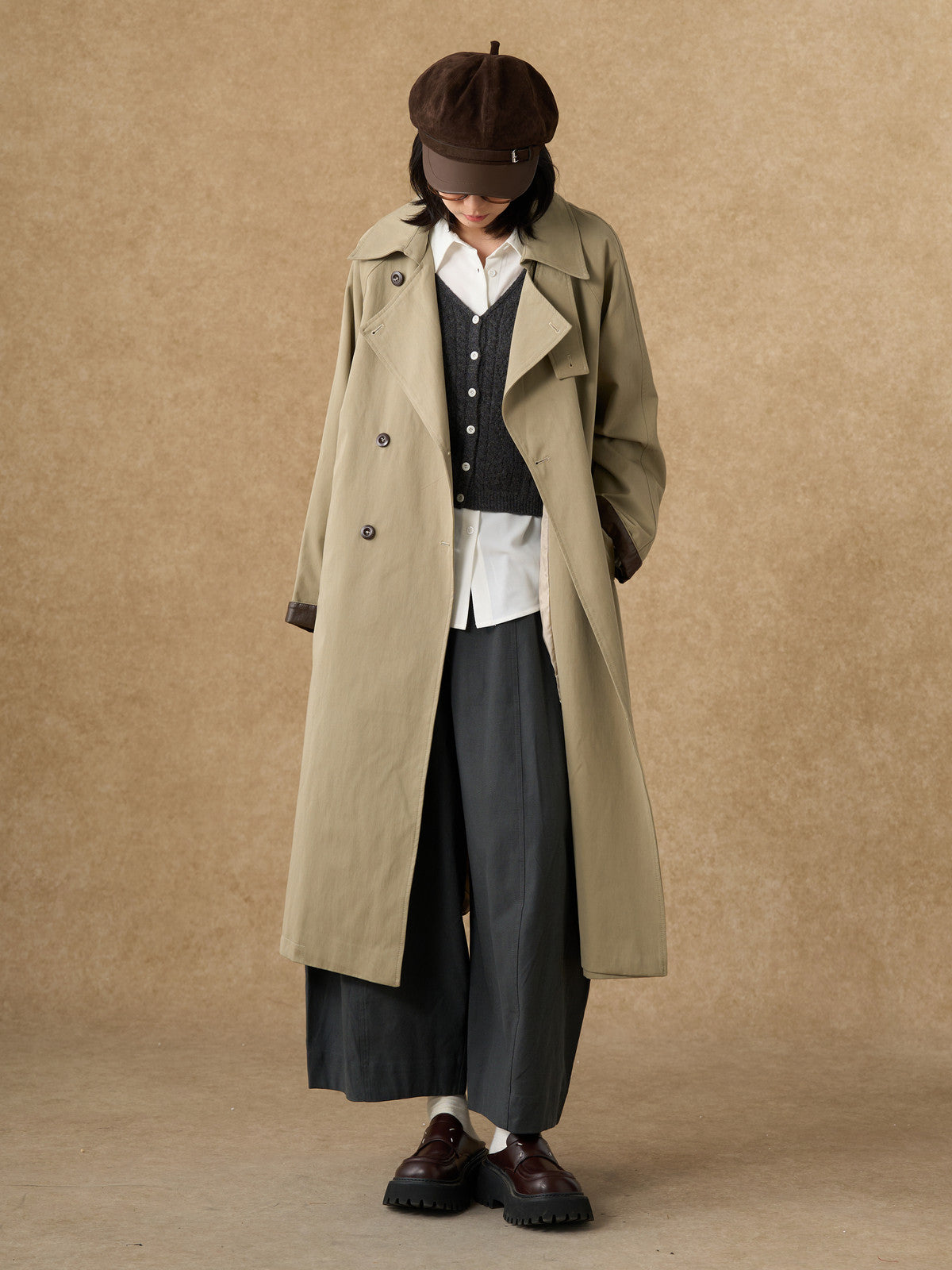 High Waisted Wide Leg Trousers