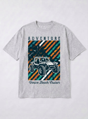 Vintage Adventure Graphic Venice Beach Tee