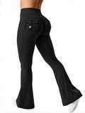 Butt Lifting Cargo Flare Leggings