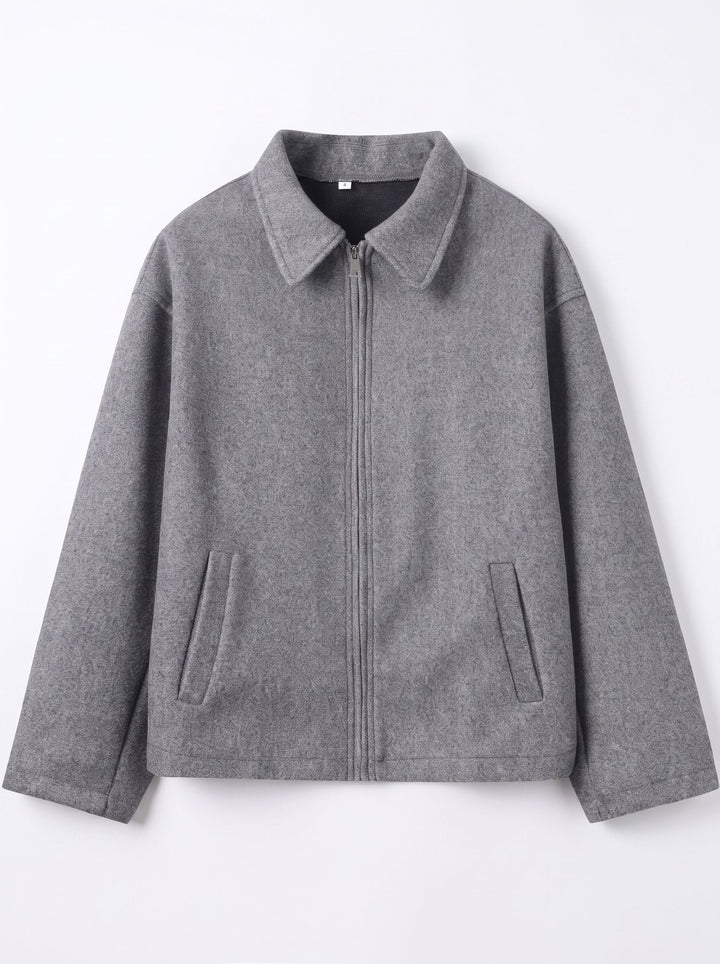 Cozy Oversized Zip Up Jacket