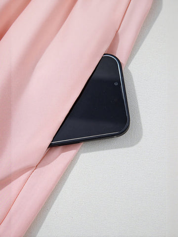 Ruffle Pockets Maxi Dress