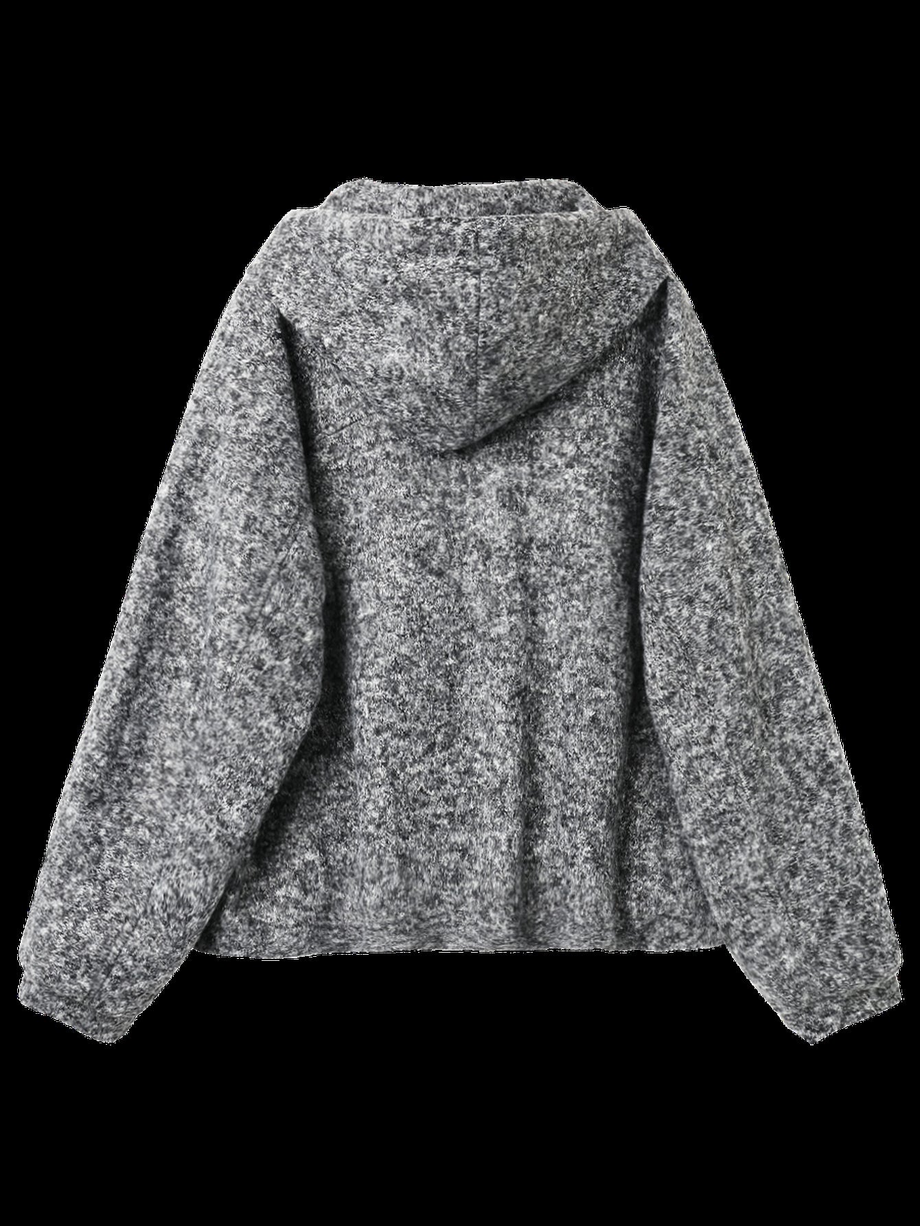 Cozy Fuzzy Zip Up Hoodie Jacket