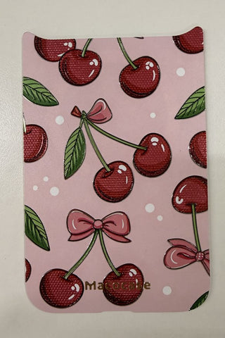 Cherry and Bow Pattern Phone Case