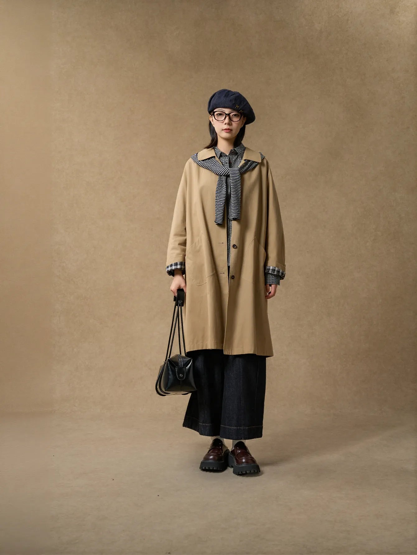 Oversized Classic Tan Trench Coat