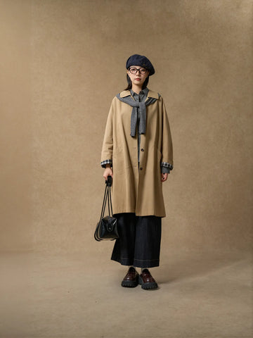 Oversized Classic Tan Trench Coat