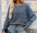 Oversized Open Knit Cable Pullover Sweater