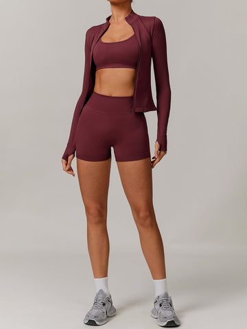Contrast Waistband High Waisted Leggings