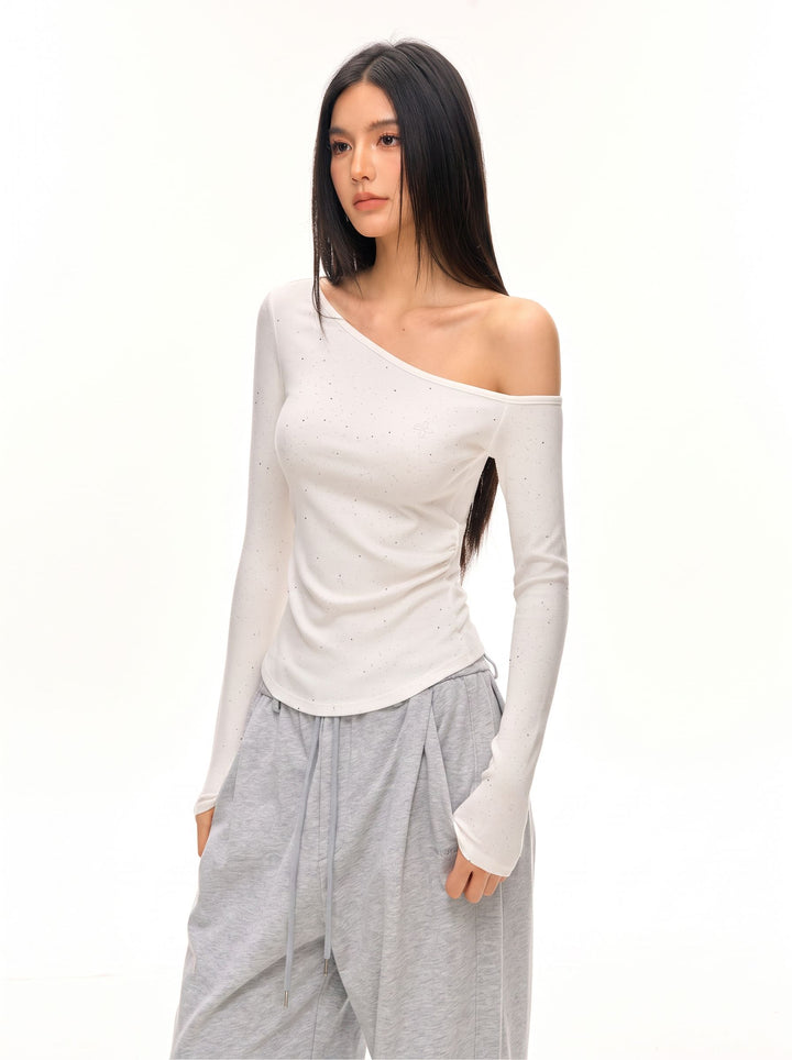 Off Shoulder Slim Fit Tee
