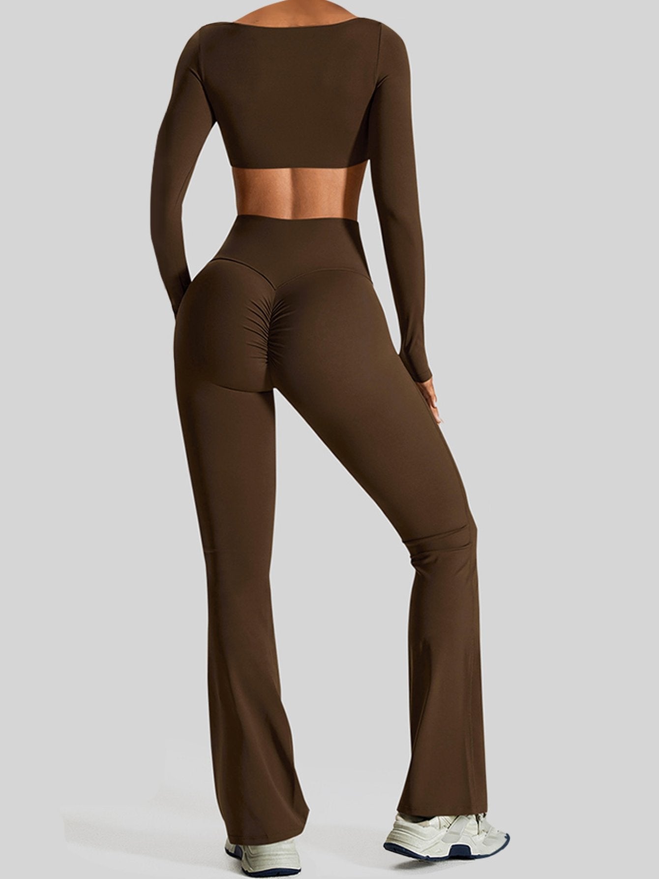 Seamless Sculpting Long Sleeve Pant Set