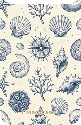 Seashell and Coral Pattern Phone Case