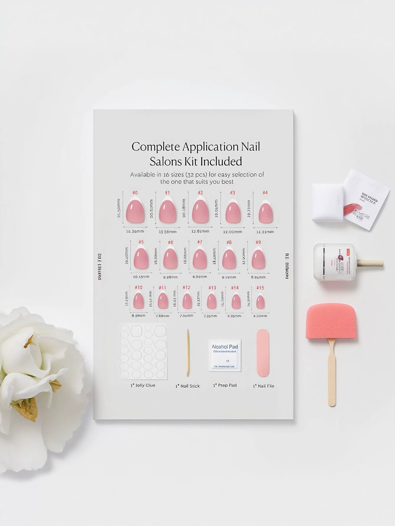 Classic French Almond Press On Nails