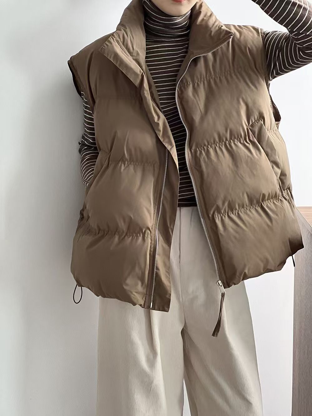 Oversized Lightweight Puffer Vest