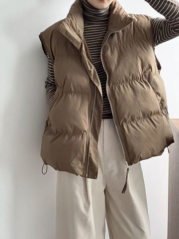 Oversized Lightweight Puffer Vest