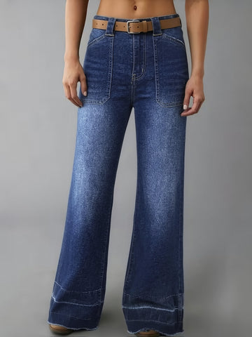 High Rise Wide Leg Jeans
