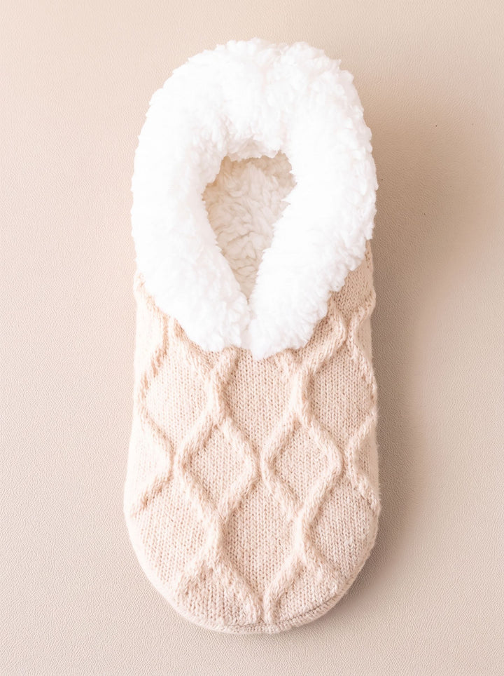 Cozy Plush Lined Slipper Socks