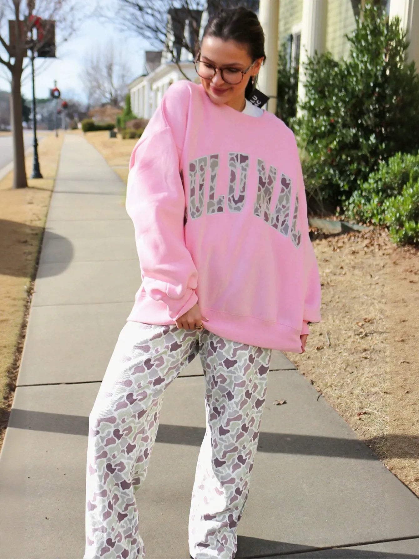 Comfy Printed Drawstring Wide Leg Pants