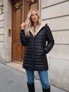 Fleece Lined Quilted Puffer Jacket