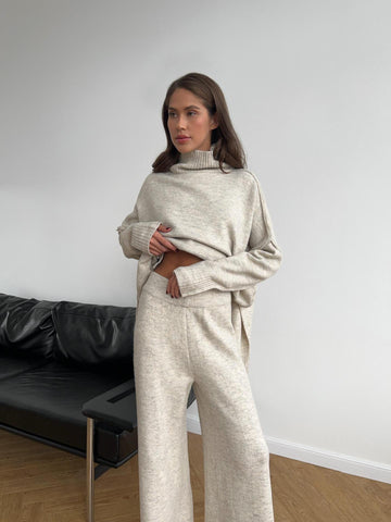 Cozy Oversized Knit Lounge Set