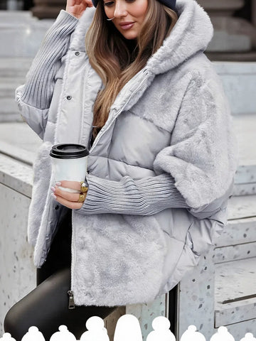 Cozy Faux Fur Hooded Puffer Jacket
