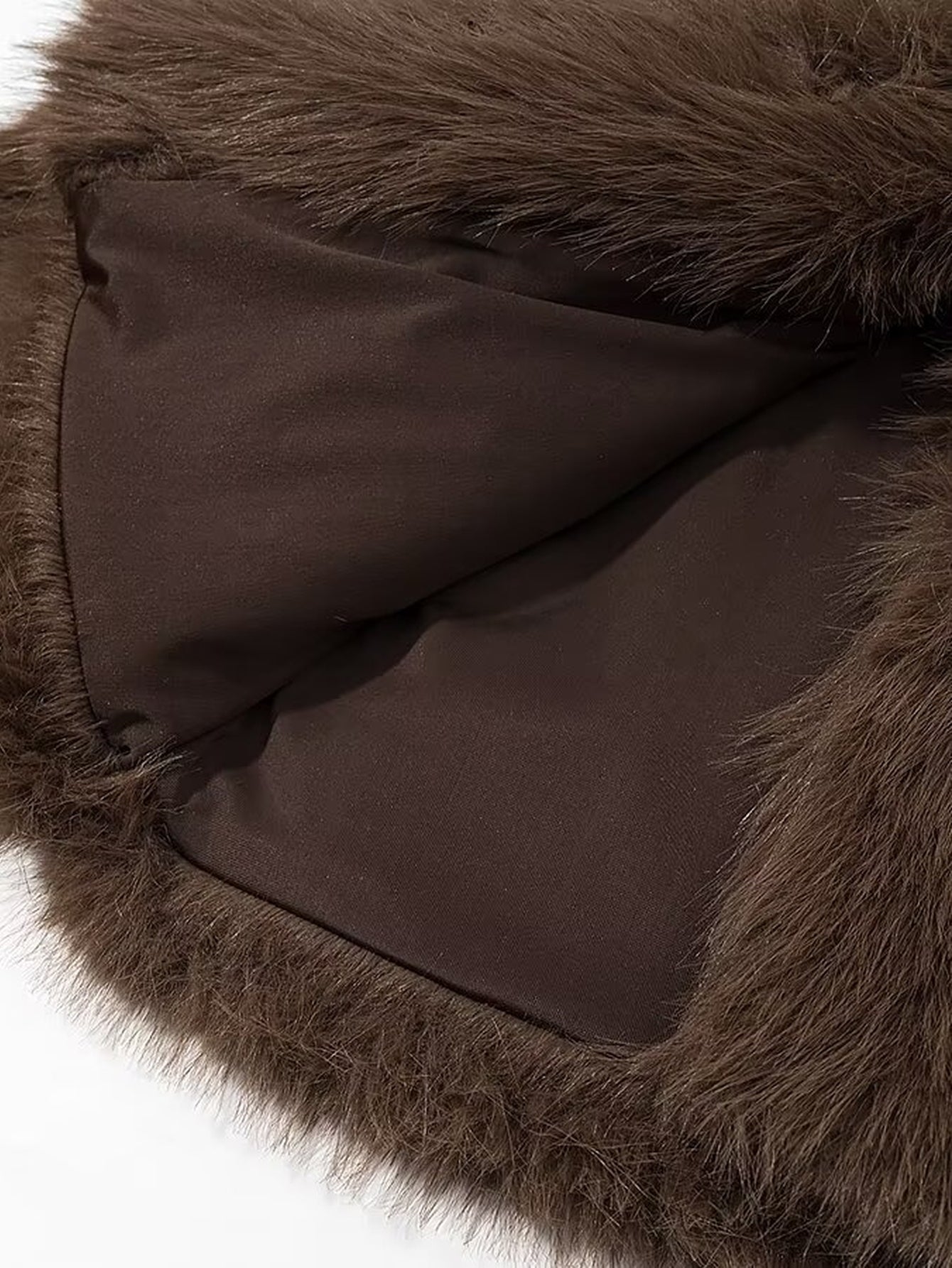 Cozy Mock Neck Faux Fur Coat