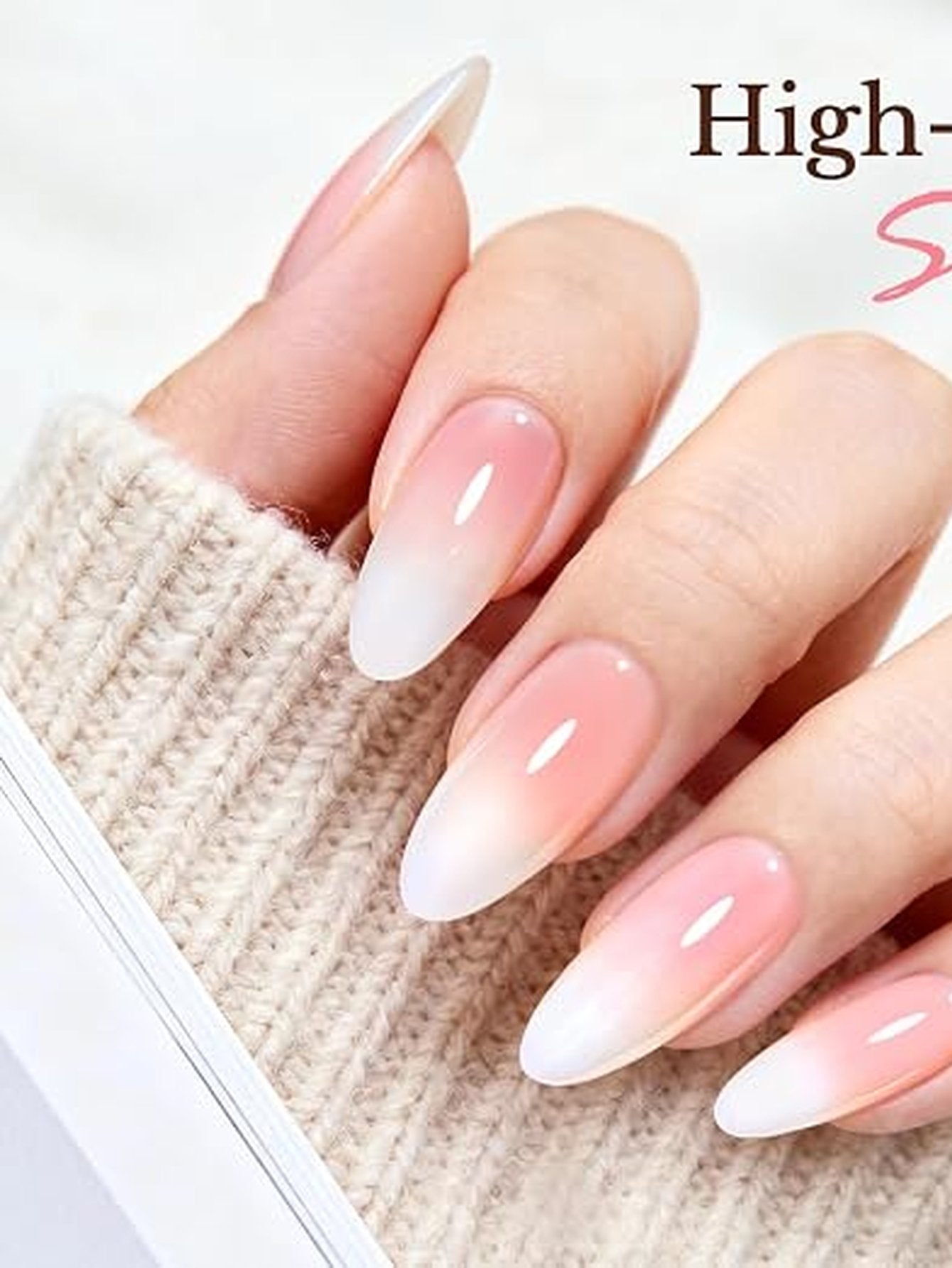 Sheer Nude Pink Gel Nail Polish