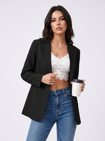 Casual Slim Fit Women Blazer Jacket