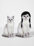 Adorable Realistic Braided Wig Pet Toy