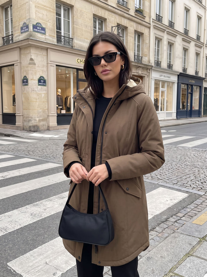 Waterproof Hooded Utility Parka Jacket