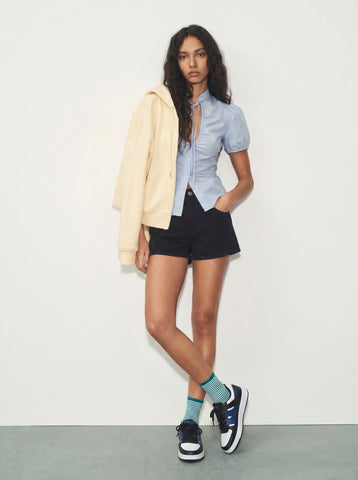 Color Block Lace Up Sneakers
