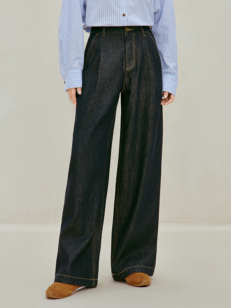 High Waisted Wide Leg Jeans