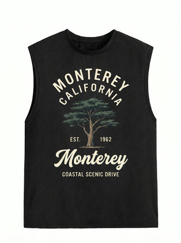 Vintage Graphic Monterey California Muscle Tank