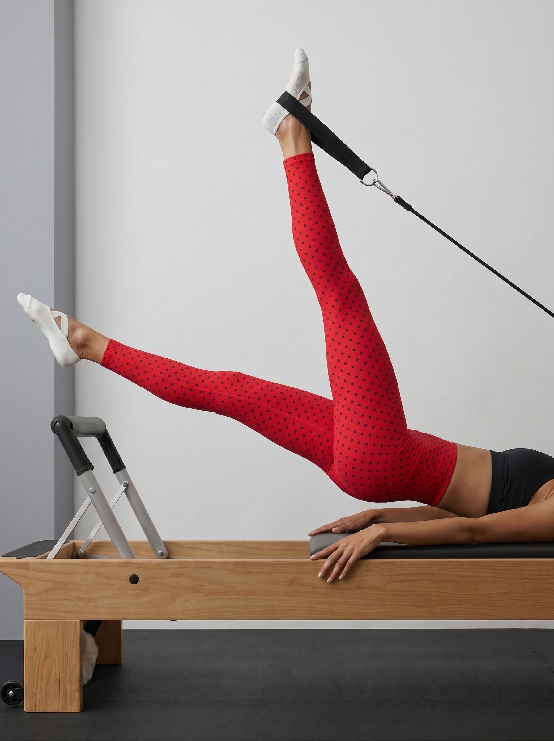 High Waisted Polka Dot Yoga Leggings