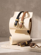 Minimalist Gold Buckle Skinny Belt