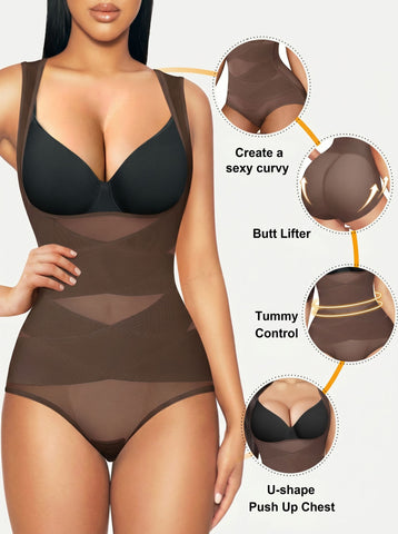 Seamless Tummy Control Bodysuit Shapewear