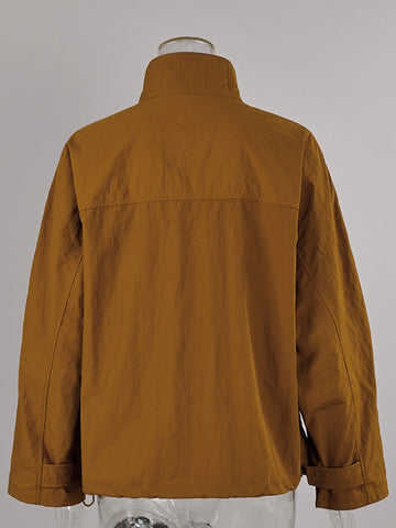 Minimalist Lightweight Snap Front Jacket