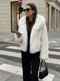 Cozy Plush Faux Fur Jacket
