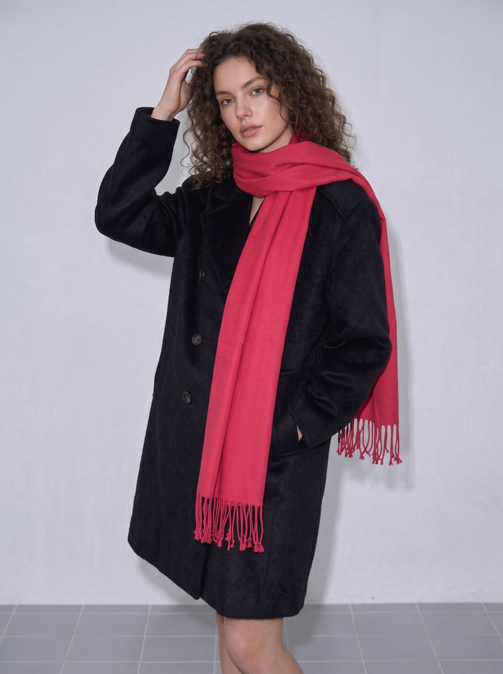 Soft Lightweight Pink Pashmina Scarf