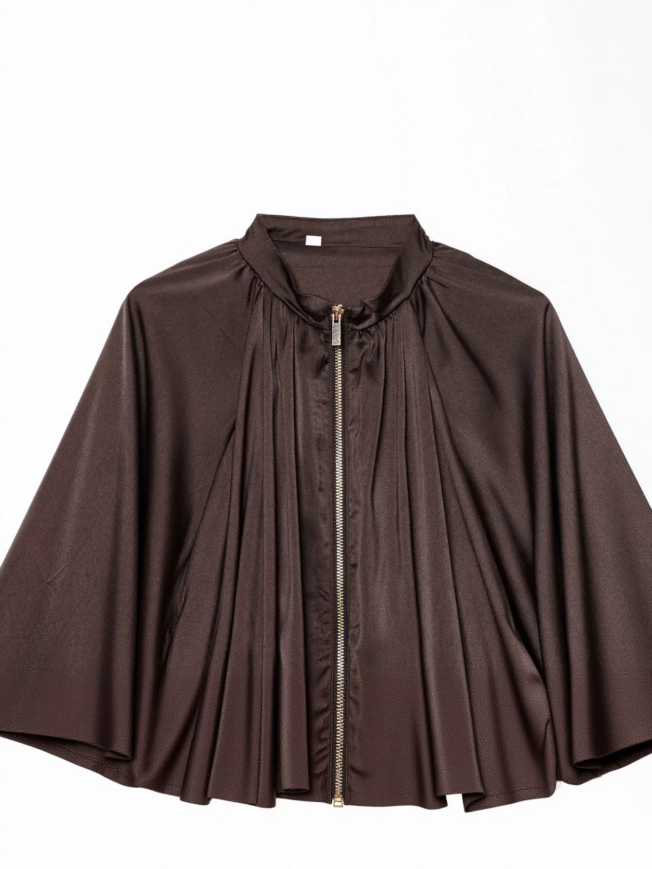 Satin Pleated Lantern Sleeve Pant Set