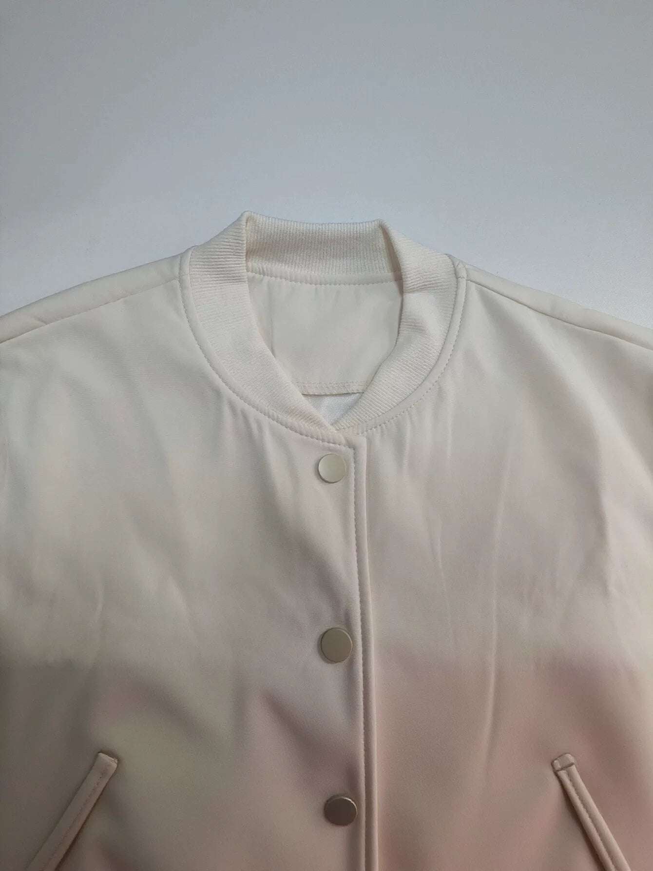 Casual Button Up Utility Bomber Jacket