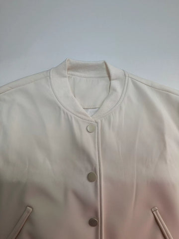 Casual Button Up Utility Bomber Jacket