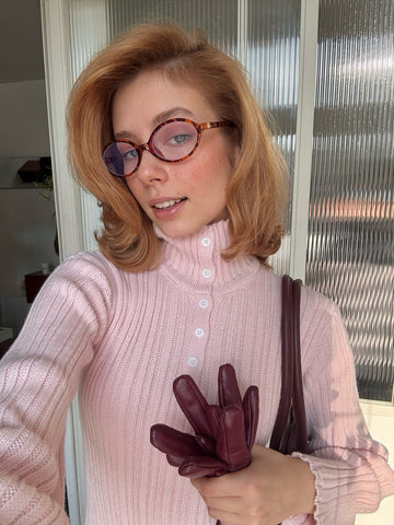 Ribbed Collared Long Sleeve Sweater Dress